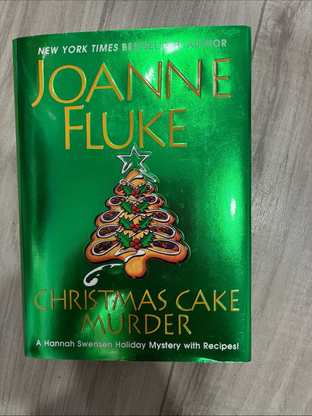 Joanne Fluke Christmas Cake Murder - Green Holiday Mystery Hardcover